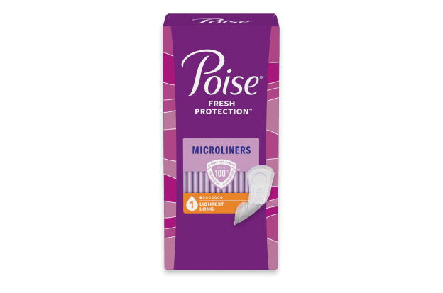 Poise® incontinence liners for women